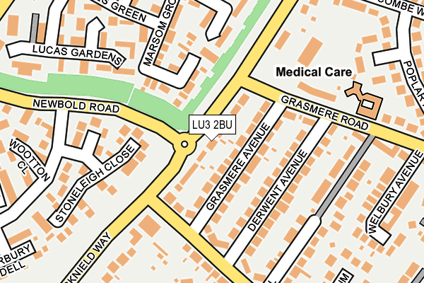 LU3 2BU map - OS OpenMap – Local (Ordnance Survey)