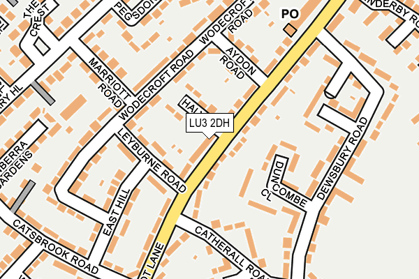 Map of AVIVA PROFESSIONALS LTD at local scale