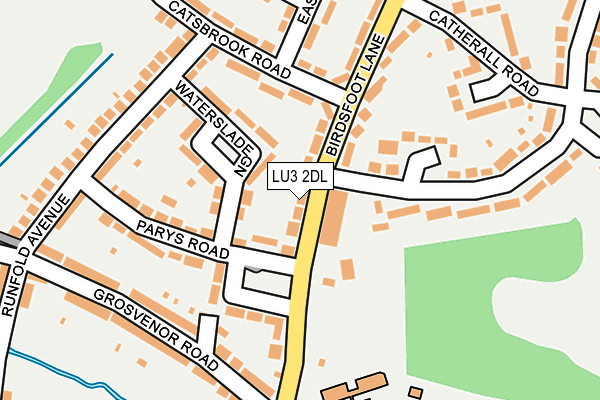 LU3 2DL map - OS OpenMap – Local (Ordnance Survey)