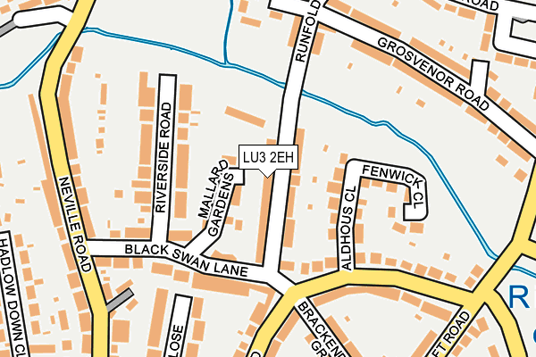 LU3 2EH map - OS OpenMap – Local (Ordnance Survey)