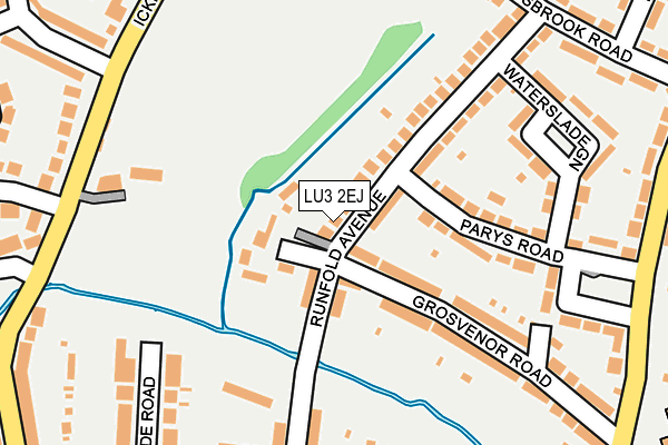 LU3 2EJ map - OS OpenMap – Local (Ordnance Survey)