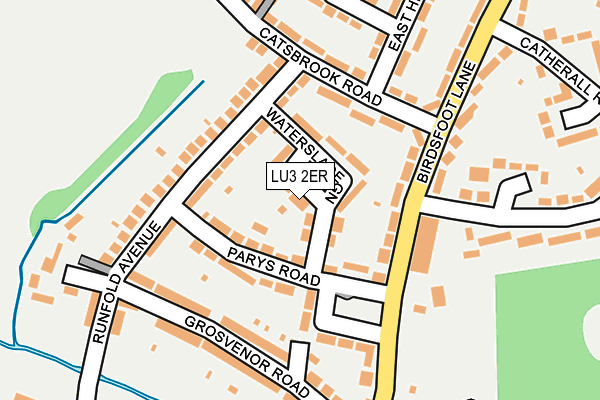 LU3 2ER map - OS OpenMap – Local (Ordnance Survey)