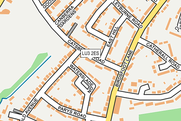 LU3 2ES map - OS OpenMap – Local (Ordnance Survey)