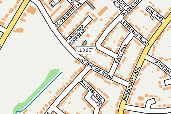 LU3 2ET map - OS OpenMap – Local (Ordnance Survey)