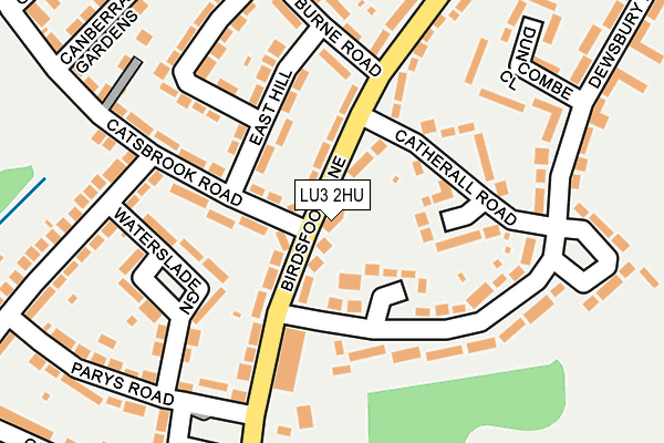 LU3 2HU map - OS OpenMap – Local (Ordnance Survey)