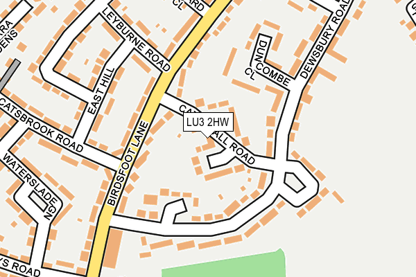 LU3 2HW map - OS OpenMap – Local (Ordnance Survey)