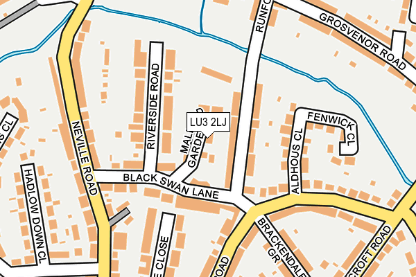 LU3 2LJ map - OS OpenMap – Local (Ordnance Survey)