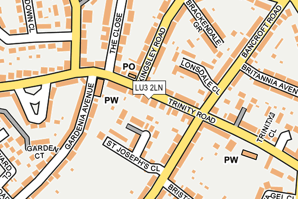 LU3 2LN map - OS OpenMap – Local (Ordnance Survey)