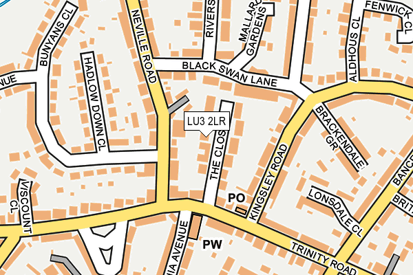 LU3 2LR map - OS OpenMap – Local (Ordnance Survey)