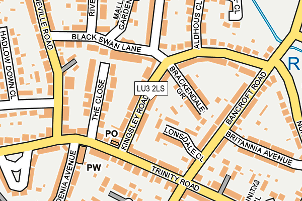 LU3 2LS map - OS OpenMap – Local (Ordnance Survey)