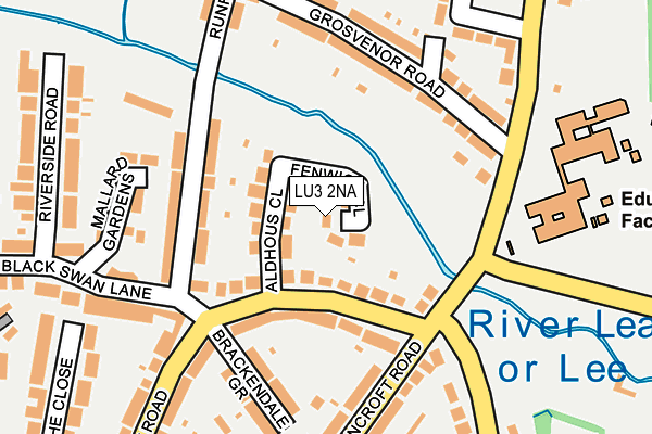 LU3 2NA map - OS OpenMap – Local (Ordnance Survey)