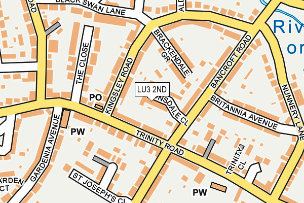 LU3 2ND map - OS OpenMap – Local (Ordnance Survey)