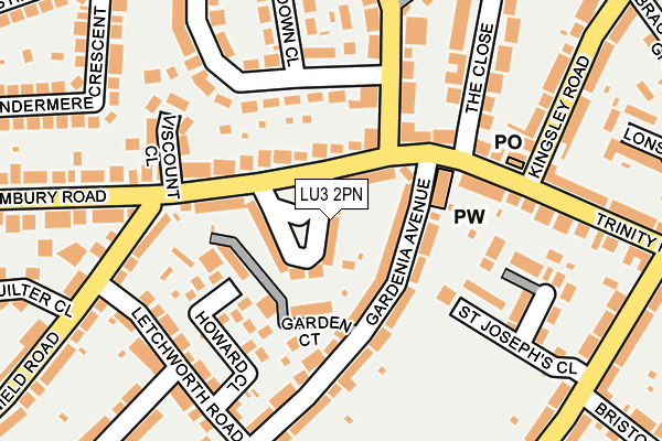 LU3 2PN map - OS OpenMap – Local (Ordnance Survey)