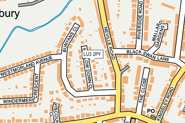 LU3 2PY map - OS OpenMap – Local (Ordnance Survey)