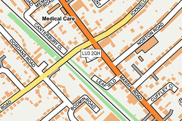 LU3 2QH map - OS OpenMap – Local (Ordnance Survey)
