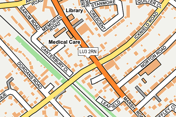 LU3 2RN map - OS OpenMap – Local (Ordnance Survey)