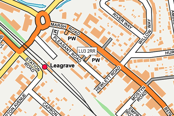 LU3 2RR map - OS OpenMap – Local (Ordnance Survey)