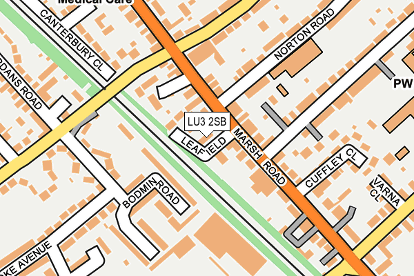 LU3 2SB map - OS OpenMap – Local (Ordnance Survey)