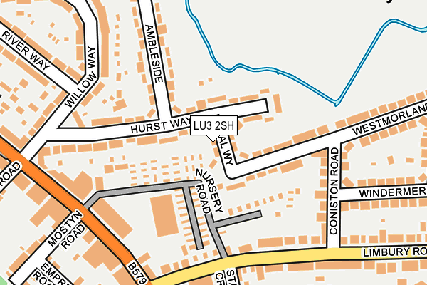 LU3 2SH map - OS OpenMap – Local (Ordnance Survey)