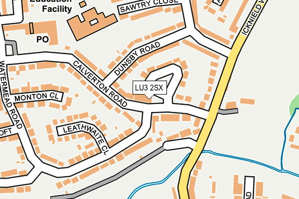 LU3 2SX map - OS OpenMap – Local (Ordnance Survey)