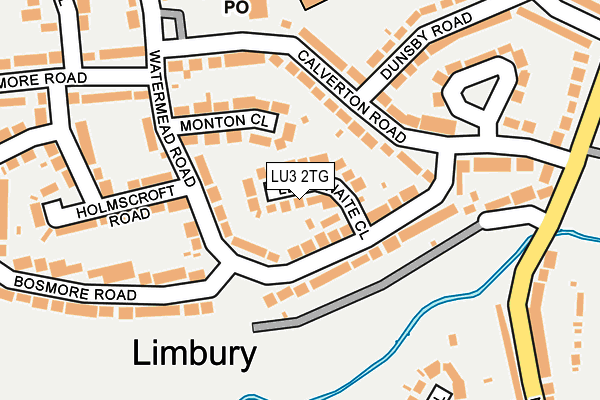 LU3 2TG map - OS OpenMap – Local (Ordnance Survey)