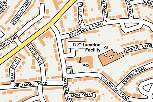 LU3 2TH map - OS OpenMap – Local (Ordnance Survey)