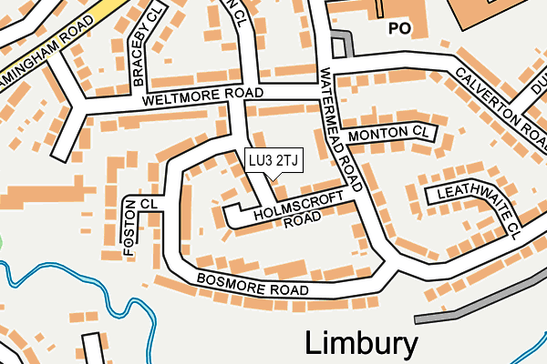 LU3 2TJ map - OS OpenMap – Local (Ordnance Survey)