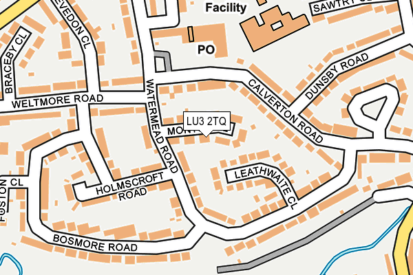 LU3 2TQ map - OS OpenMap – Local (Ordnance Survey)