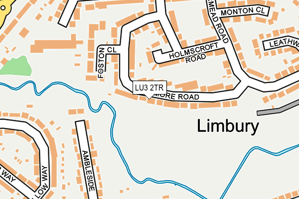 LU3 2TR map - OS OpenMap – Local (Ordnance Survey)