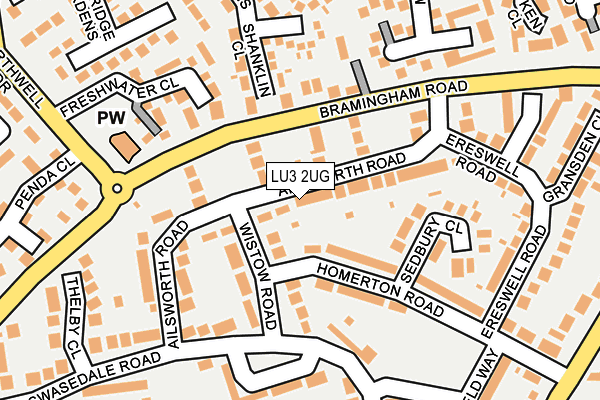 LU3 2UG map - OS OpenMap – Local (Ordnance Survey)