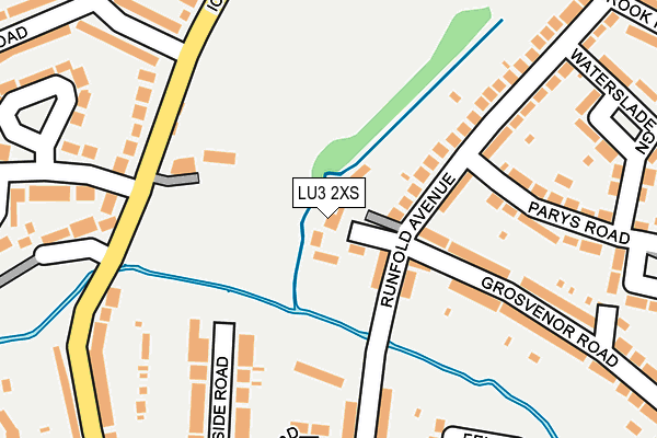 LU3 2XS map - OS OpenMap – Local (Ordnance Survey)