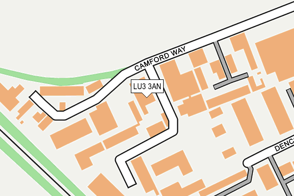 LU3 3AN map - OS OpenMap – Local (Ordnance Survey)