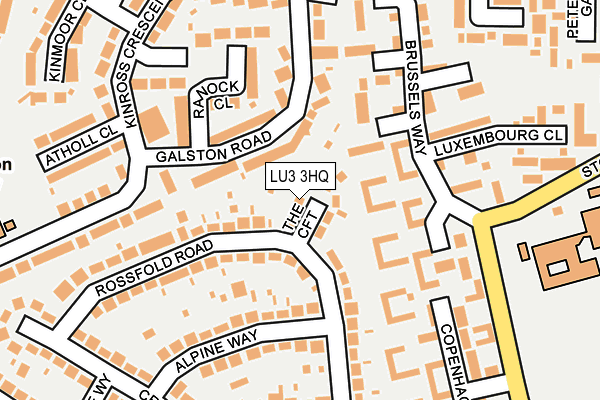 LU3 3HQ map - OS OpenMap – Local (Ordnance Survey)