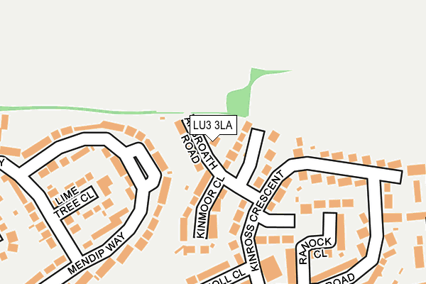 LU3 3LA map - OS OpenMap – Local (Ordnance Survey)