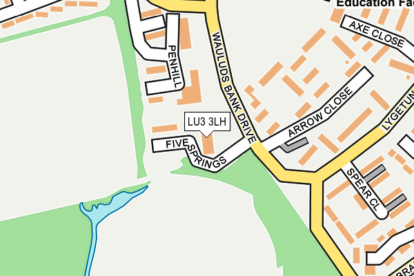 LU3 3LH map - OS OpenMap – Local (Ordnance Survey)