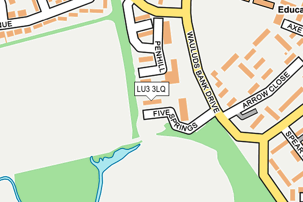LU3 3LQ map - OS OpenMap – Local (Ordnance Survey)