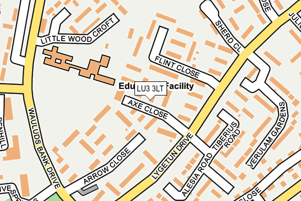 LU3 3LT map - OS OpenMap – Local (Ordnance Survey)