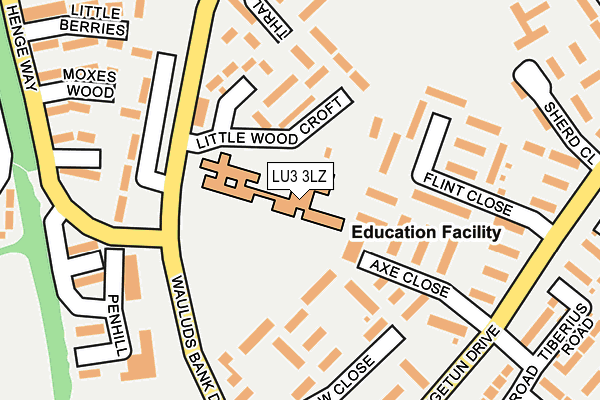 LU3 3LZ map - OS OpenMap – Local (Ordnance Survey)
