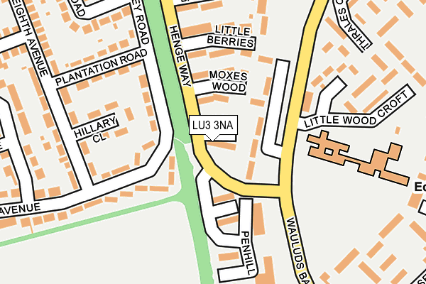 LU3 3NA map - OS OpenMap – Local (Ordnance Survey)