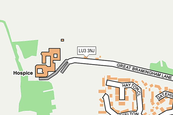 LU3 3NJ map - OS OpenMap – Local (Ordnance Survey)