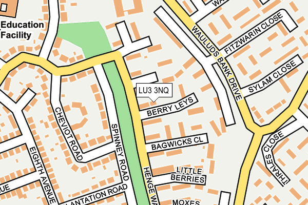 LU3 3NQ map - OS OpenMap – Local (Ordnance Survey)