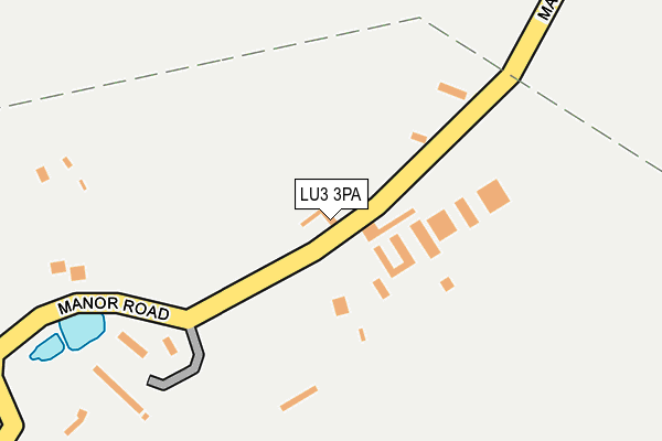 LU3 3PA map - OS OpenMap – Local (Ordnance Survey)