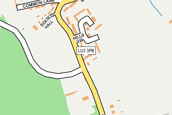 LU3 3PB map - OS OpenMap – Local (Ordnance Survey)