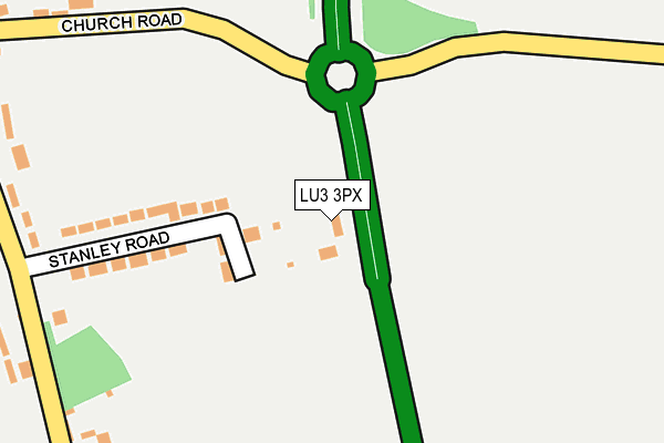 LU3 3PX map - OS OpenMap – Local (Ordnance Survey)