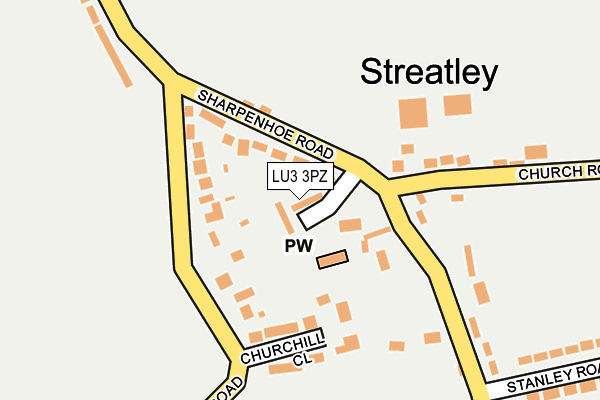 LU3 3PZ map - OS OpenMap – Local (Ordnance Survey)