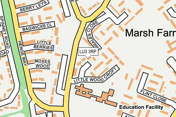 LU3 3RP map - OS OpenMap – Local (Ordnance Survey)