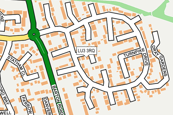 LU3 3RQ map - OS OpenMap – Local (Ordnance Survey)