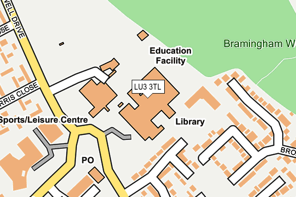 LU3 3TL map - OS OpenMap – Local (Ordnance Survey)