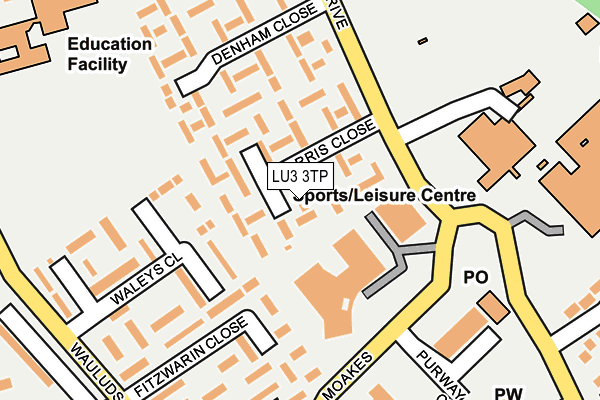LU3 3TP map - OS OpenMap – Local (Ordnance Survey)