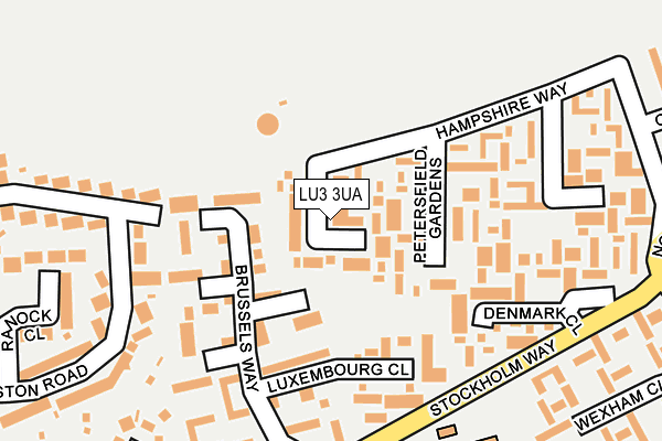 LU3 3UA map - OS OpenMap – Local (Ordnance Survey)